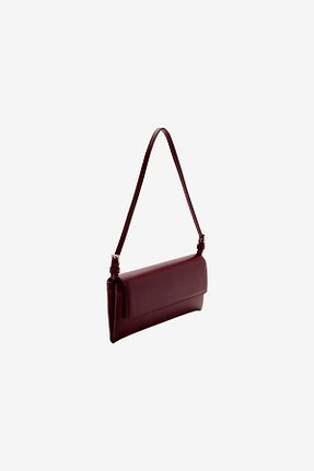 کیف دوشی زرشکی زنانه چرم مصنوعی MARSEPTUN - کد 861341280