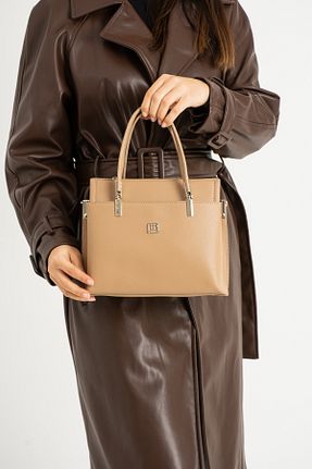 کیف دوشی بژ زنانه چرم مصنوعی Just Polo - کد 881688980