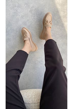 بابت بژ زنانه چرم مصنوعی GOFFSHOES - کد 808153470