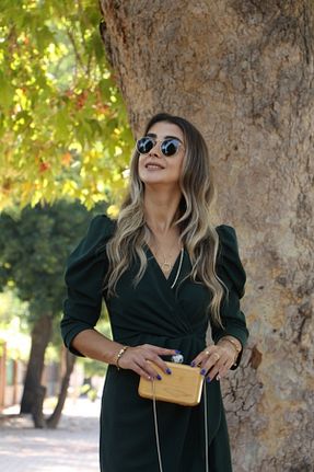 لباس سبز زنانه بافتنی bytugcekaya - کد 780078022
