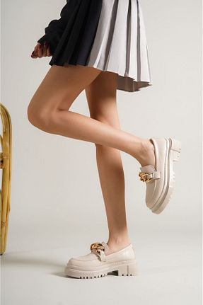 بابت بژ زنانه چرم مصنوعی GOFFSHOES - کد 808075274
