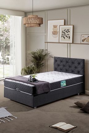 تختخواب جک دار طوسی تکنفره Setay - کد 138233166
