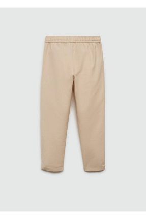 شلوار بژ بچه گانه کتان MANGO Kids - کد 823983057