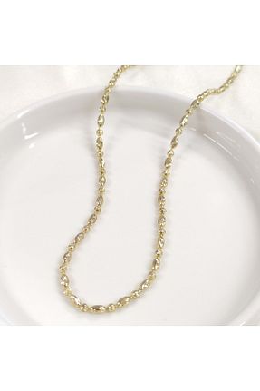 گردنبند جواهر صورتی زنانه برنجی Güler Yüzlü Silver - کد 849644899