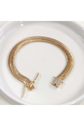 دستبند جواهر صورتی زنانه زیرکن Güler Yüzlü Silver - کد 852560961