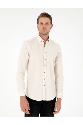 پیراهن سفید مردانه اسلیم فیت Pierre Cardin - کد 861353916