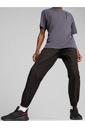 پائین تنه گرمکن اسپرت مشکی مردانه پاچه تنگ Puma - کد 849069910