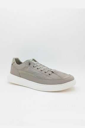 کفش اسنیکر بژ مردانه بند دار DOSA SHOES - کد 861364893