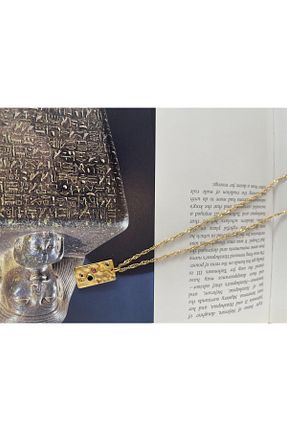 گردنبند جواهر طلائی زنانه روکش طلا Alatakı - کد 861372430