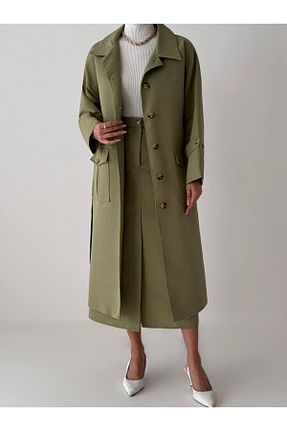 ترنچکت خاکی زنانه آستر دار MONETA ANİTA - کد 859630950