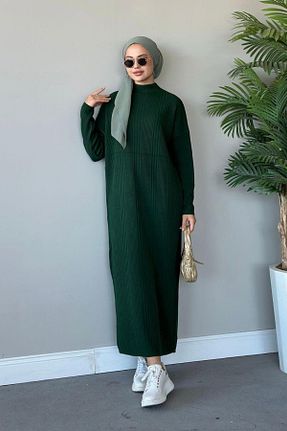 لباس حجاب سبز زنانه رگولار Şule Giyim - کد 732532541
