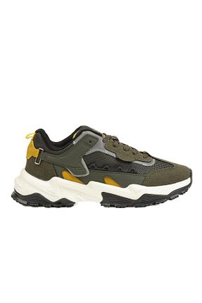 کفش اسنیکر خاکی مردانه بند دار Dunlop - کد 861507942