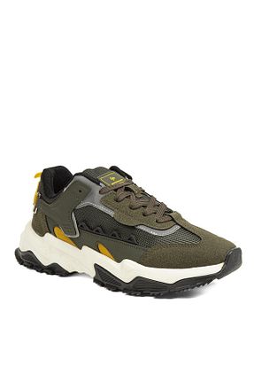 کفش اسنیکر خاکی مردانه بند دار Dunlop - کد 861507942