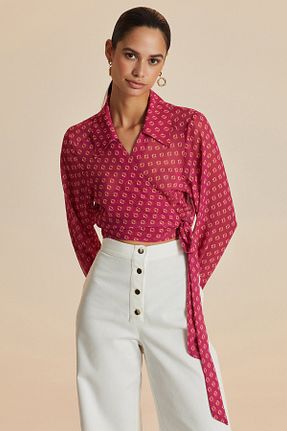 بلوز رنگی زنانه ساده W Collection - کد 861467938