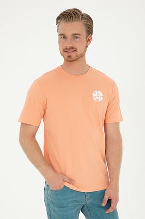 تیشرت نارنجی مردانه رگولار U.S. Polo Assn. - کد 833023820