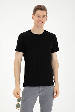 تیشرت مشکی مردانه رگولار U.S. Polo Assn. - کد 833173613
