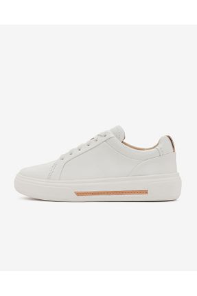 کفش اسنیکر سفید زنانه بند دار CLARKS - کد 830602889