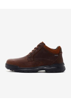 بوت / نیم بوت قهوه ای مردانه چرم خالص CLARKS - کد 792350707