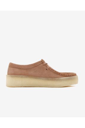 کفش کژوال بژ زنانه پاشنه کوتاه (1 - 4 سانتی متر) CLARKS - کد 816380091