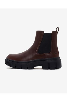 بوت / نیم بوت قهوه ای زنانه چرم مصنوعی Timberland - کد 798923183