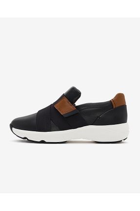 کفش اسنیکر مشکی زنانه چرم اصل CLARKS - کد 831690553