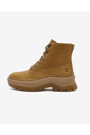 بوت / نیم بوت طوسی زنانه چرم خالص Timberland - کد 856856261