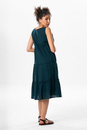لباس آبی زنانه بافتنی Eliş Şile Bezi - کد 815562978