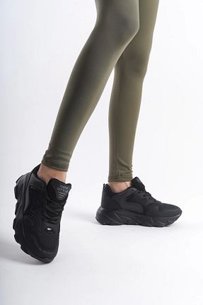 کفش اسنیکر مشکی زنانه بند دار CAMOLLA - کد 850446388