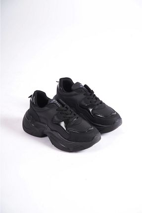 کفش اسنیکر مشکی زنانه بند دار CAMOLLA - کد 850409835
