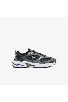 کفش اسنیکر مشکی مردانه بند دار Lacoste - کد 854383070