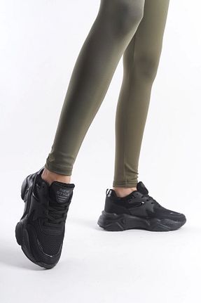 کفش اسنیکر مشکی زنانه بند دار CAMOLLA - کد 850467861