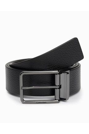 کمربند مشکی مردانه چرم مصنوعی Calvin Klein - کد 813089464
