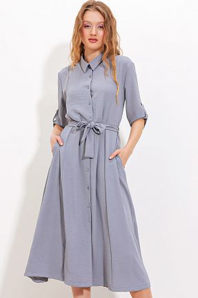 لباس طوسی زنانه بافتنی Bigdart - کد 816207397
