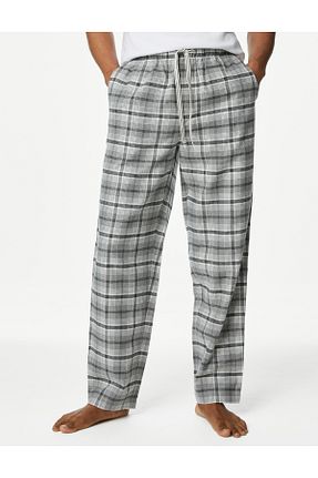 پائین تنه راحتی طوسی مردانه پنبه ای Marks & Spencer - کد 856106195