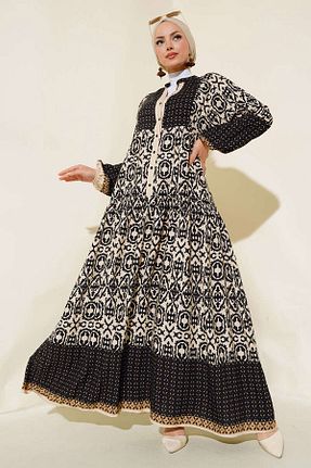 لباس حجاب مشکی زنانه رگولار Bigdart - کد 818084452