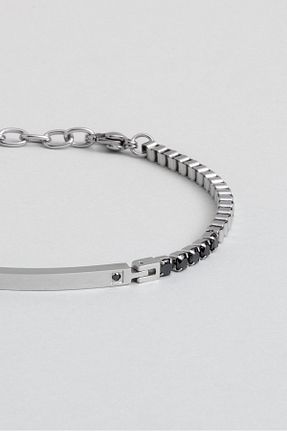 دستبند استیل (فولاد) متالیک مردانه استیل (فولاد) So Chic - کد 861540168