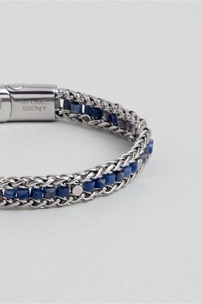 دستبند استیل (فولاد) رنگی مردانه استیل (فولاد) So Chic - کد 861540815