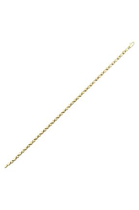 دستبند طلا زرد زنانه 14 عیار Assos Pırlanta - کد 861554101