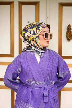 روسری بنفش İpek Tivil Silk Home - کد 830882103