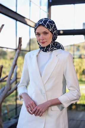 روسری نباتی پنبه ای İpekhan - کد 807062165