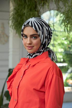 روسری سفید پنبه ای İpekhan - کد 832760402