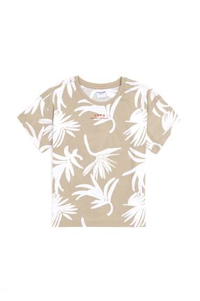 تیشرت خاکی بچه گانه اورسایز U.S. Polo Assn. - کد 834825590