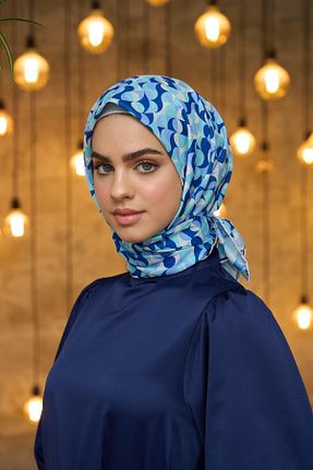 روسری رنگی پنبه ای İpekhan - کد 832952645