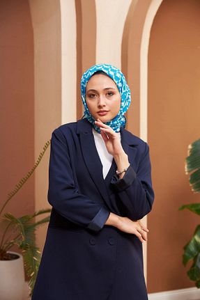 روسری قهوه ای پنبه ای İpekhan - کد 786071608