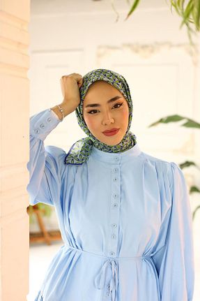 روسری سبز پنبه ای Silk Home - کد 844483432