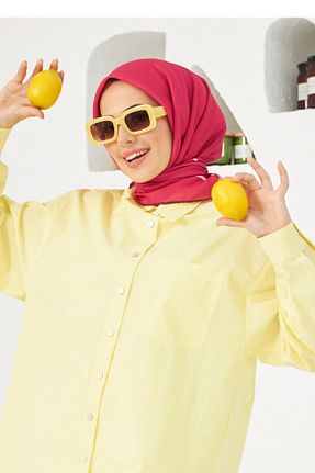روسری زرد پنبه ای İpekhan - کد 446753697