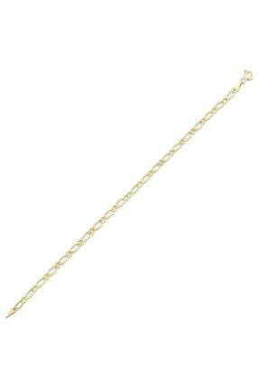 دستبند طلا زرد زنانه 14 عیار Assos Pırlanta - کد 861554007