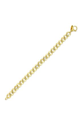 دستبند طلا زرد زنانه 14 عیار Assos Pırlanta - کد 861553901