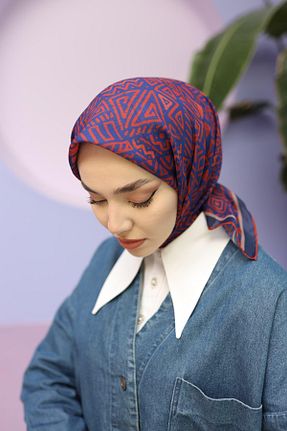روسری بنفش پنبه ای Silk Home - کد 802842583
