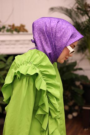روسری بنفش İpek Tivil Silk Home - کد 841522553